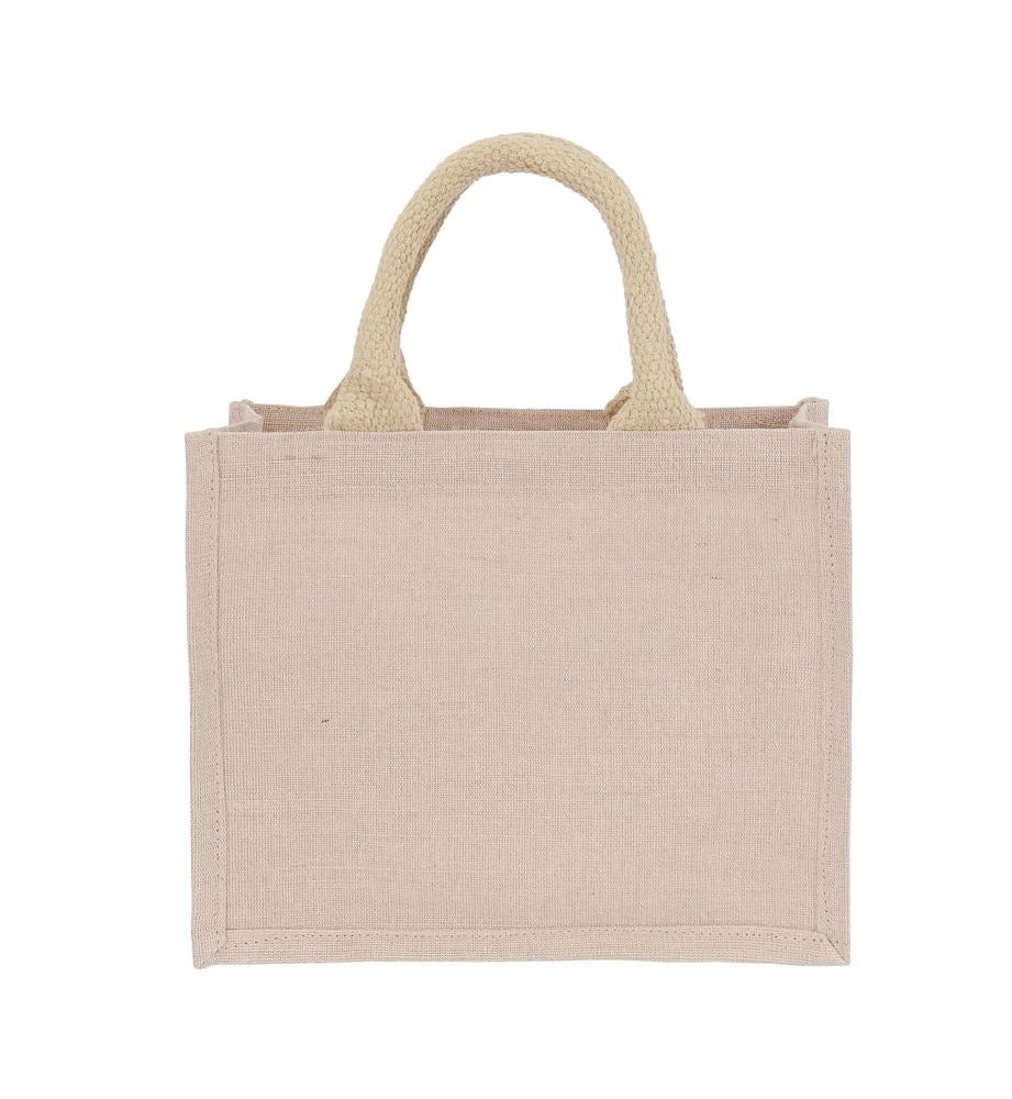 Jute + Cotton Premium Small Bag JCO-SMALL | Straight View